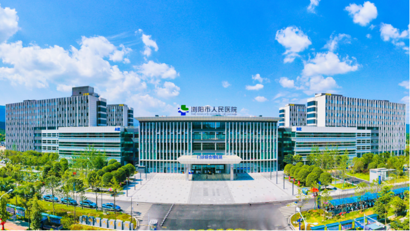 浏阳市人民医院新院项目按照三级甲等医院建设标准规划设计，定位为湘赣边区域性医疗中心。邓霞林摄
